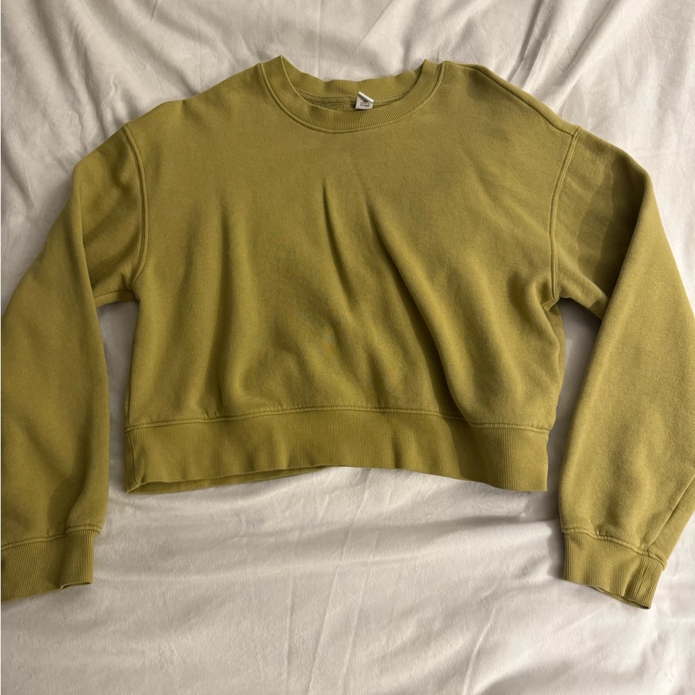 Old Navy Light Olive Crewneck Top